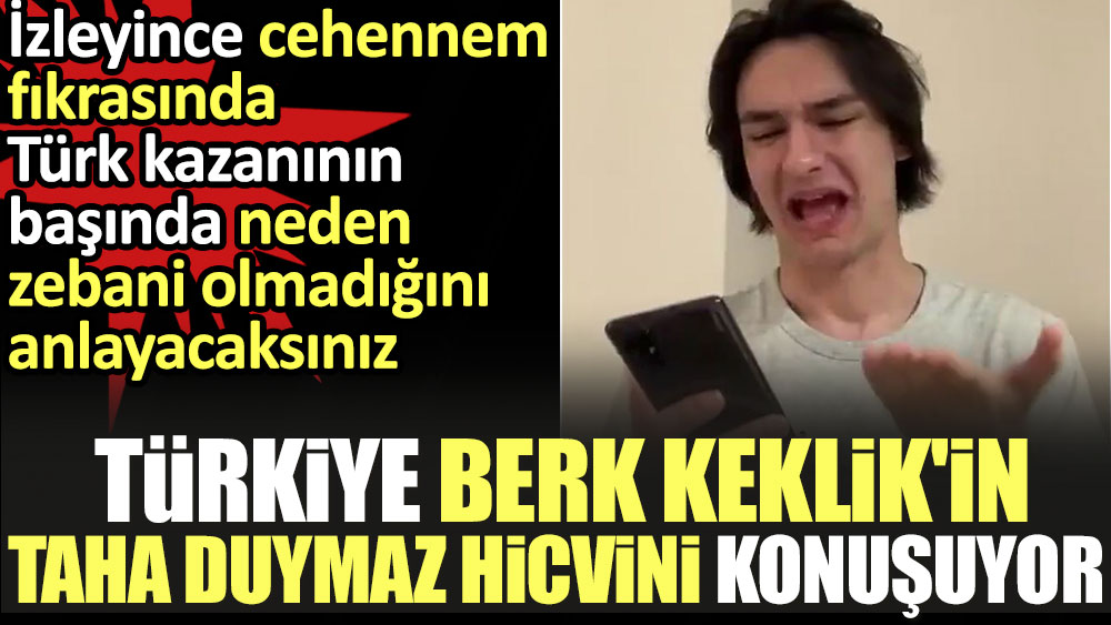 Türkiye Berk Keklik'in Taha Duymaz hicvini konuşuyor