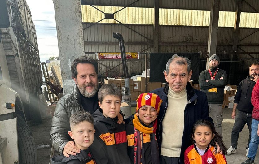 Galatasaray Başkanı Özbek'ten deprem bölgelerine ziyaret