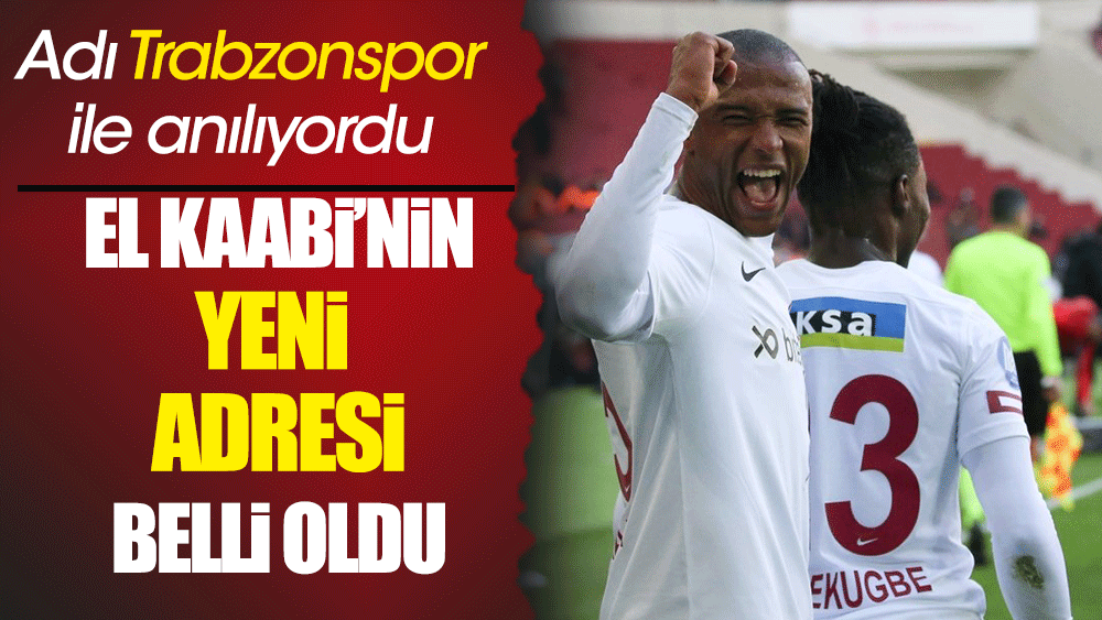 Ligden çekilen Hatayspor'un golcüsü El Kaabi'nin yeni takımı belli oldu