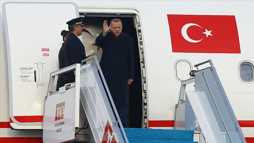Erdoğan Bahçeli ile birlikte deprem bölgesine gitti