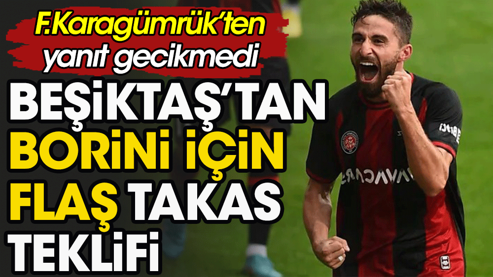 Beşiktaş'tan Borini için flaş takas teklifi. Önerilen isim belli oldu