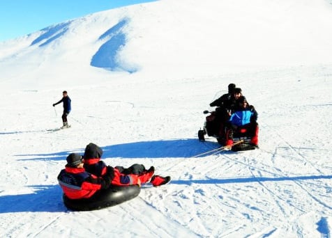Vanlı gençlerden alternatif kayak