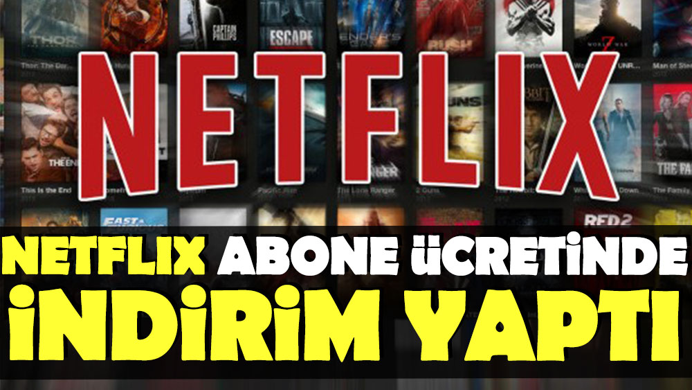 Netflix abone ücretinde indirim yaptı