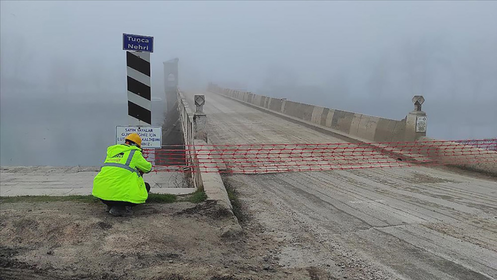 Tunca Köprüsü 5 gün trafiğe kapatılacak