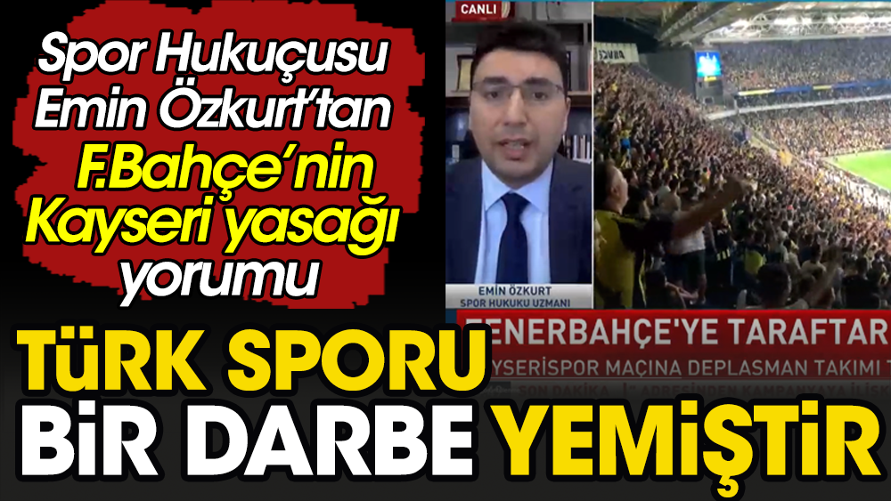 Canlı yayında 'Türk futboluna darbe' kararını açıkladı: Fenerbahçe taraftar yasağı hukuksuz