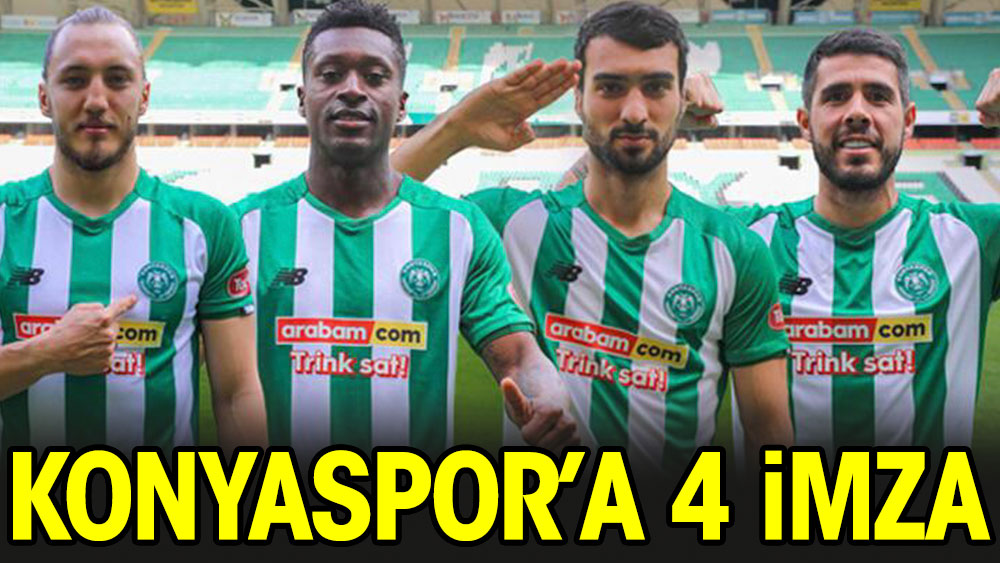 Konyaspor'da 4 transfer birden