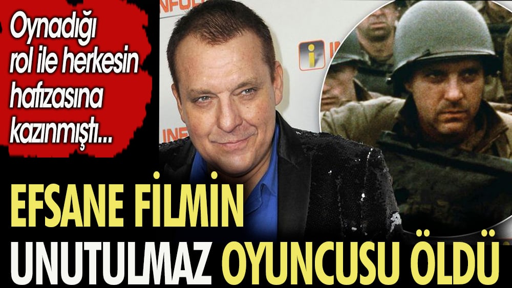 Efsane filmin unutulmaz oyuncusu öldü. Oynadığı rol ile herkesin hafizasına kazınmıştı