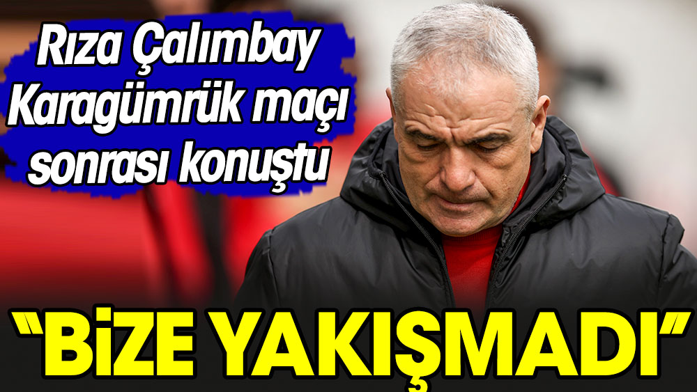 Sivasspor'da Rıza Çalımbay 4-3'lük mağlubiyeti değerlendirdi