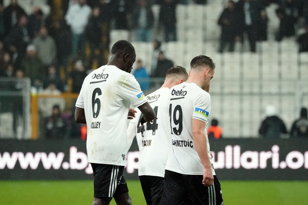 Beşiktaş'ta yeni transferler ilk kez sahne aldı