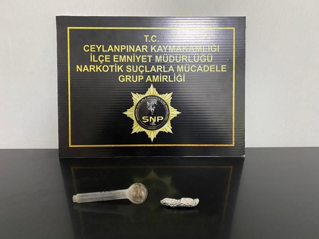 Ceylanpınar'da uyuşturucu madde ile yakalanan 2 kişiye gözaltı 