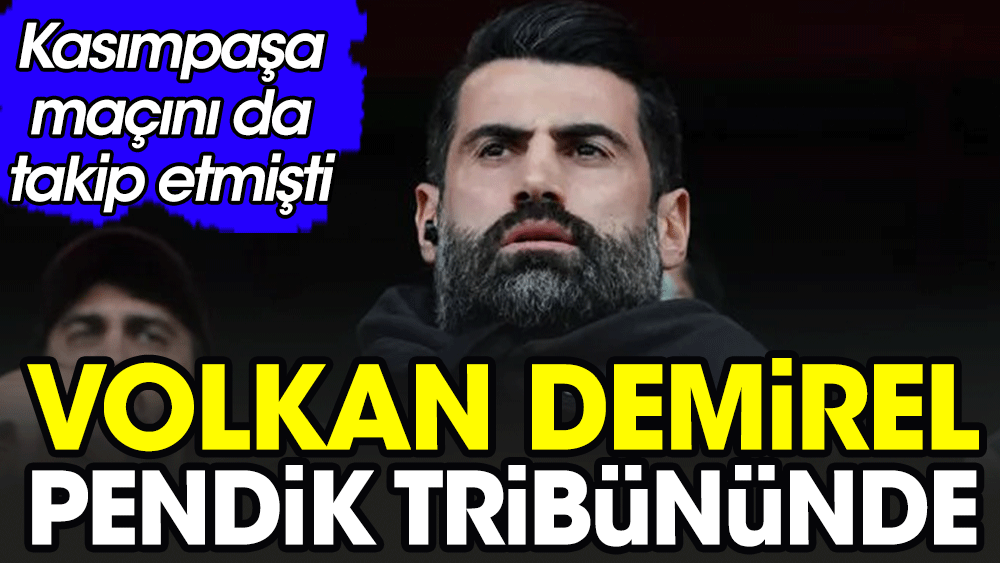 Volkan Demirel Pendikspor-Tuzlaspor maçında