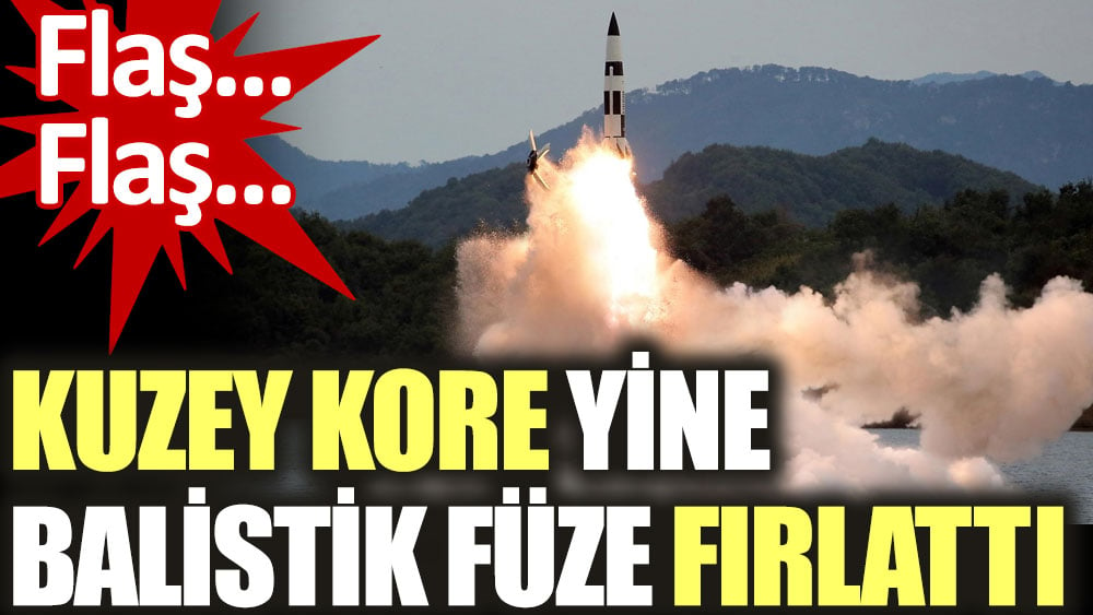 Kuzey Kore kısa menzilli balistik füze fırlattı