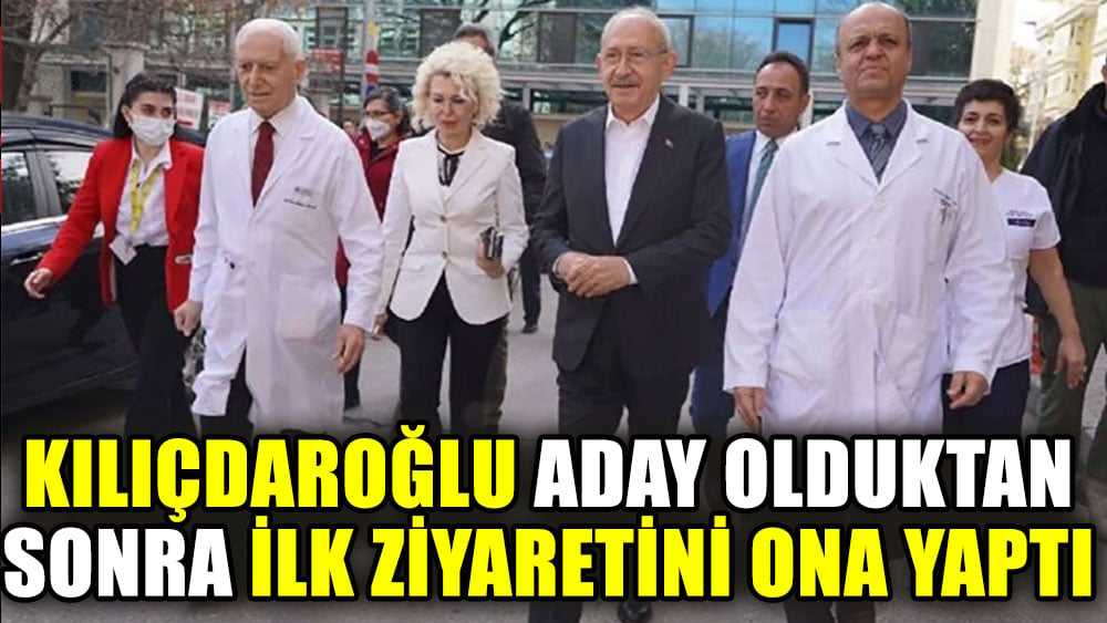 Kılıçdaroğlu aday olduktan sonra ilk ziyaretini ona yaptı