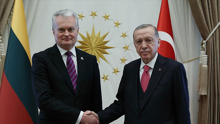 Erdoğan, Litvanyalı mevkidaşı ile görüştü