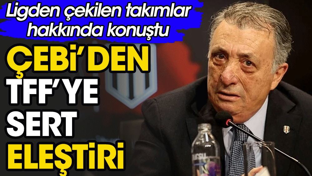 Çebi'den TFF'ye ve muhaliflerine sert sözler: Taraftarları şoförleriyle kandırıyorlar