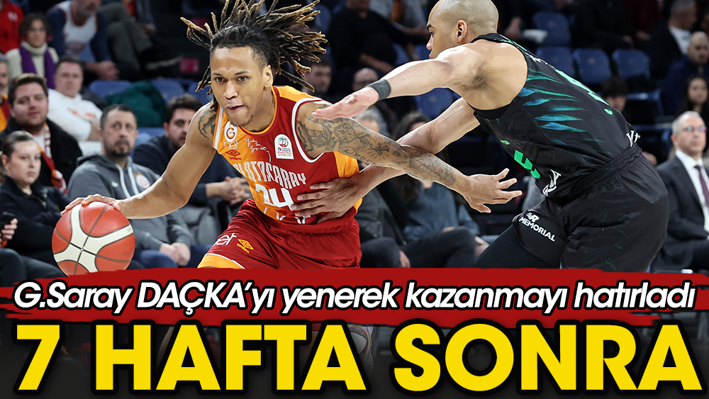 Galatasaray basketbolda galibiyeti hatırladı