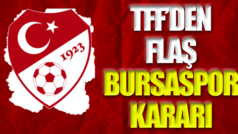 TFF'den Amedspor maçı açıklaması. Tahkim Kurulu Bursaspor için yeni kararını verdi