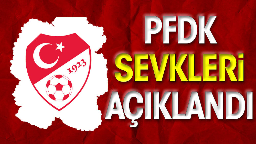 Süper Lig'den 3 kulüp PFDK'da