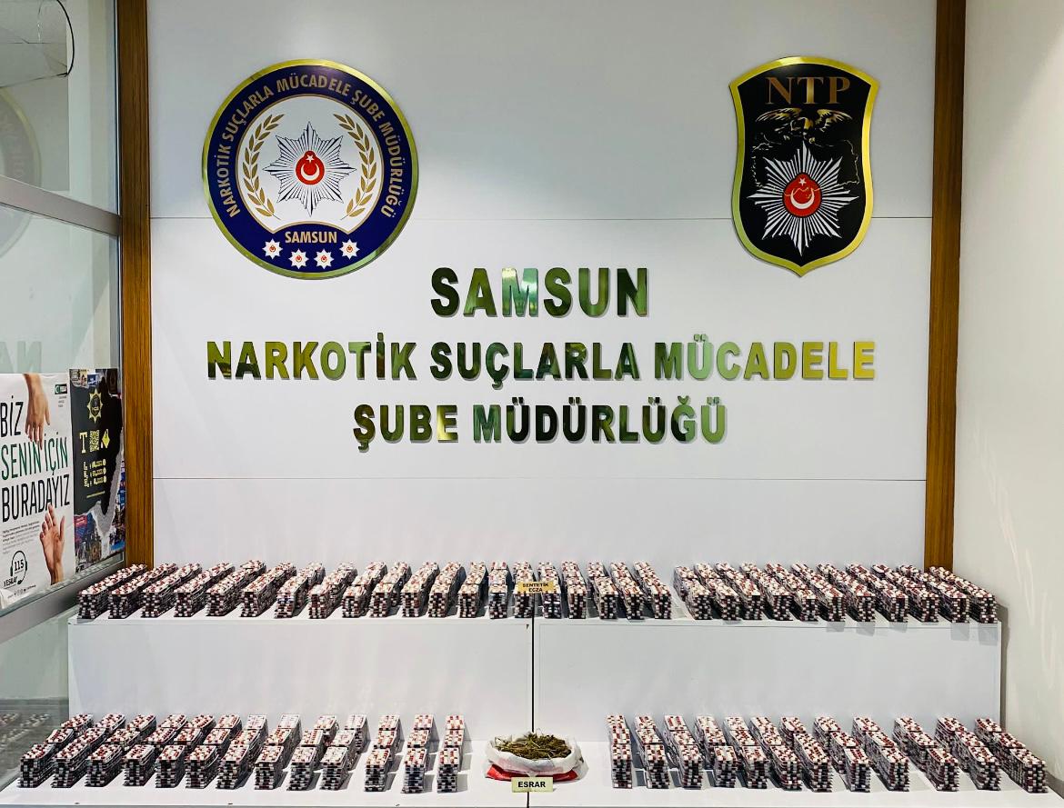 Samsun'da uyuşturucu operasyonu. 2 kişi yakalandı