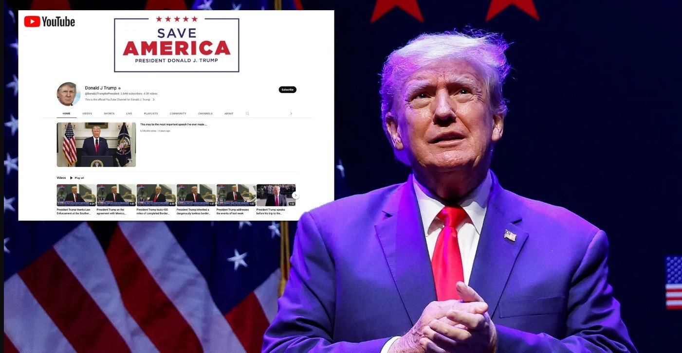 YouTube, Trump'ın hesabını iki yıl sonra tekrar açtı