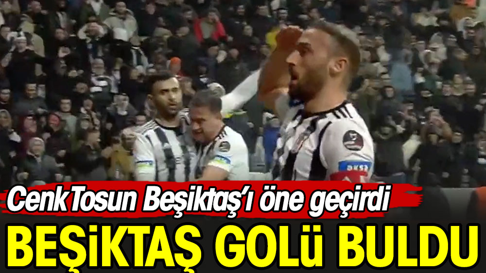 Cenk Tosun golünü attı, asker selamını verdi