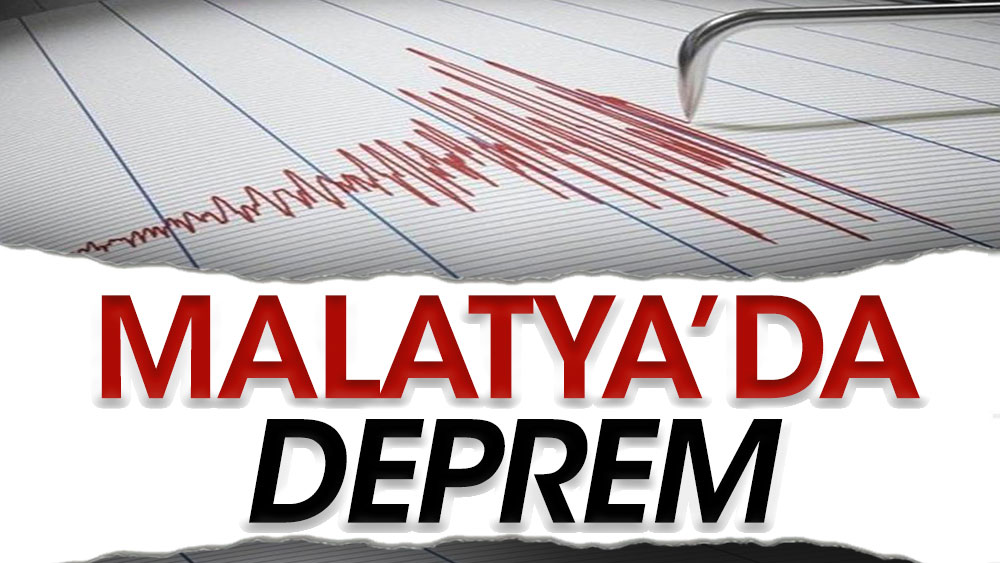 Son dakika… Malatya’da 4 büyüklüğünde deprem