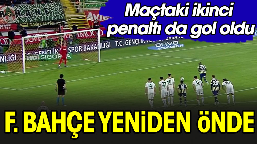Fenerbahçe ikinci penaltıyla öne geçti