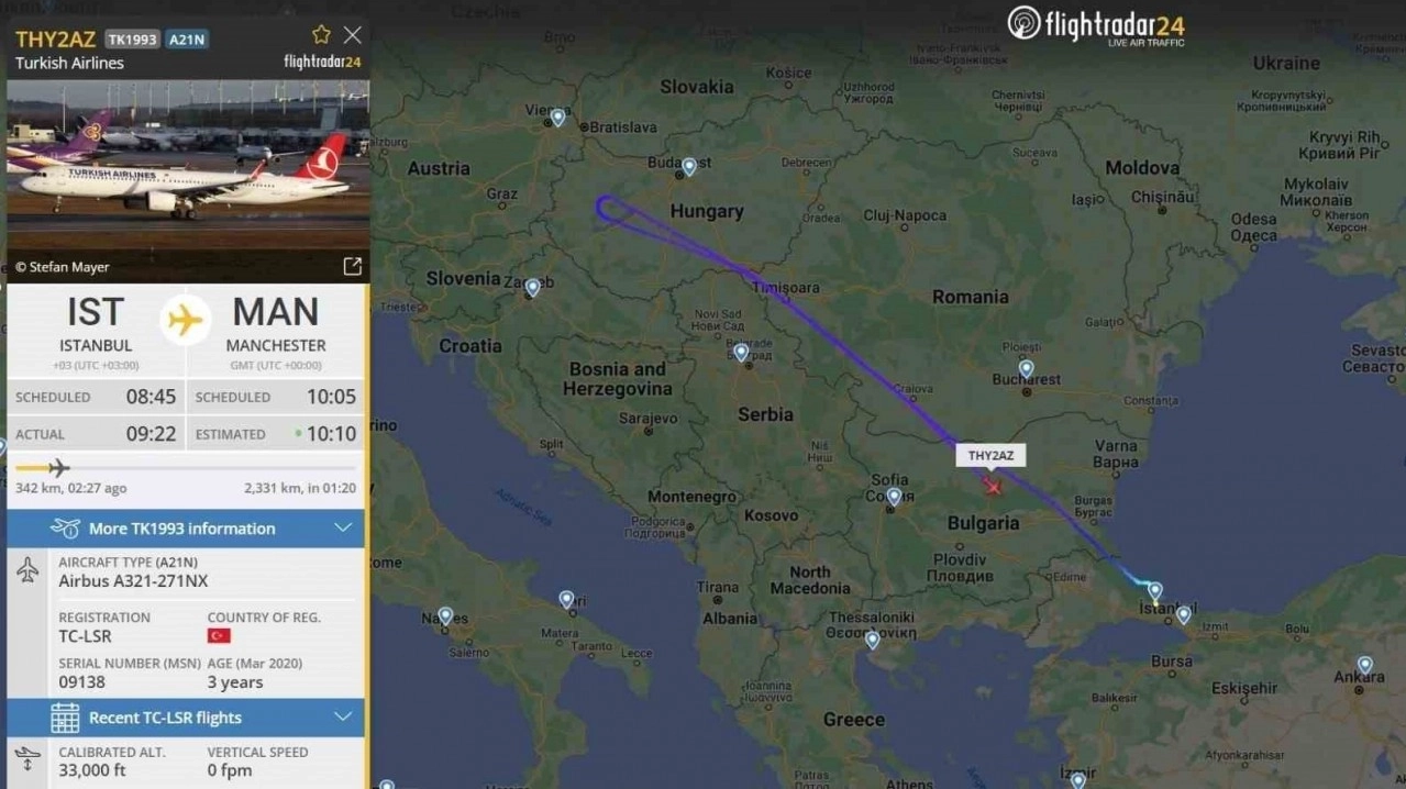 THY uçağı teknik arıza nedeniyle İstanbul Havalimanı'na geri döndü