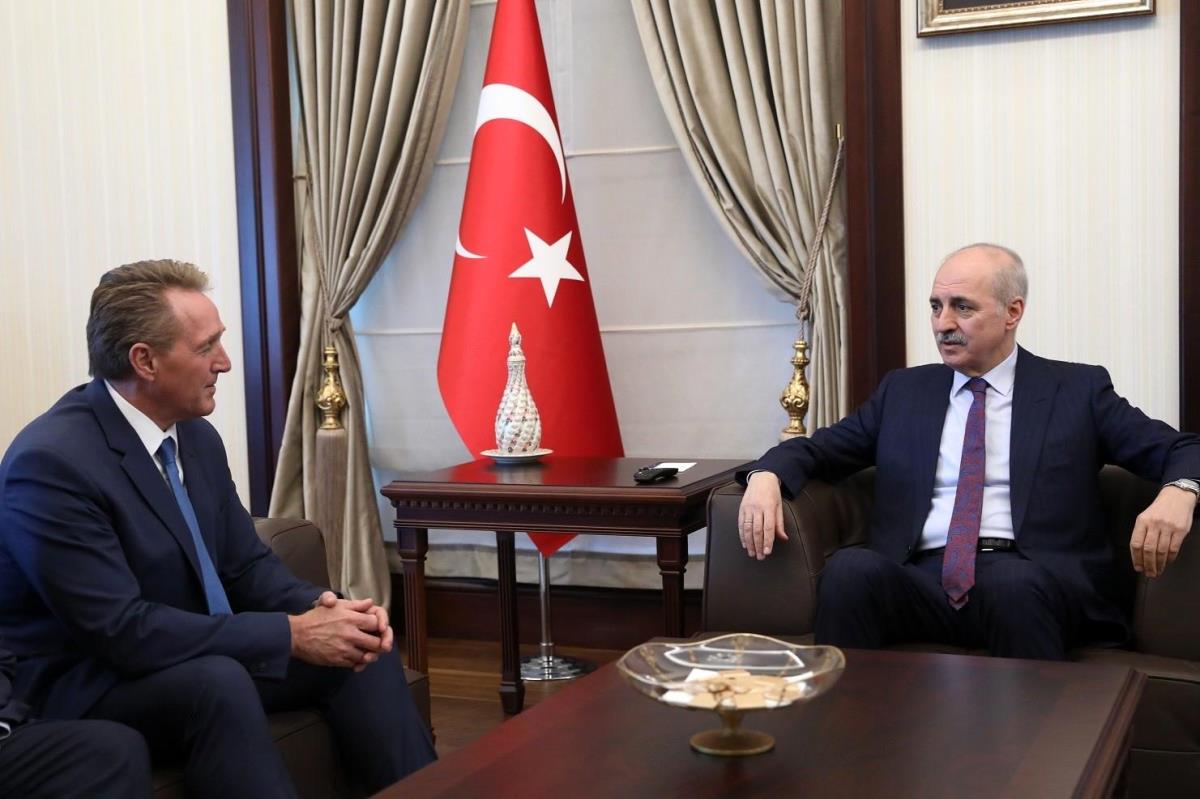 ABD Büyükelçisi Flake, AKP Genel Başkan Yardımcısı Kurtulmuş ile görüştü