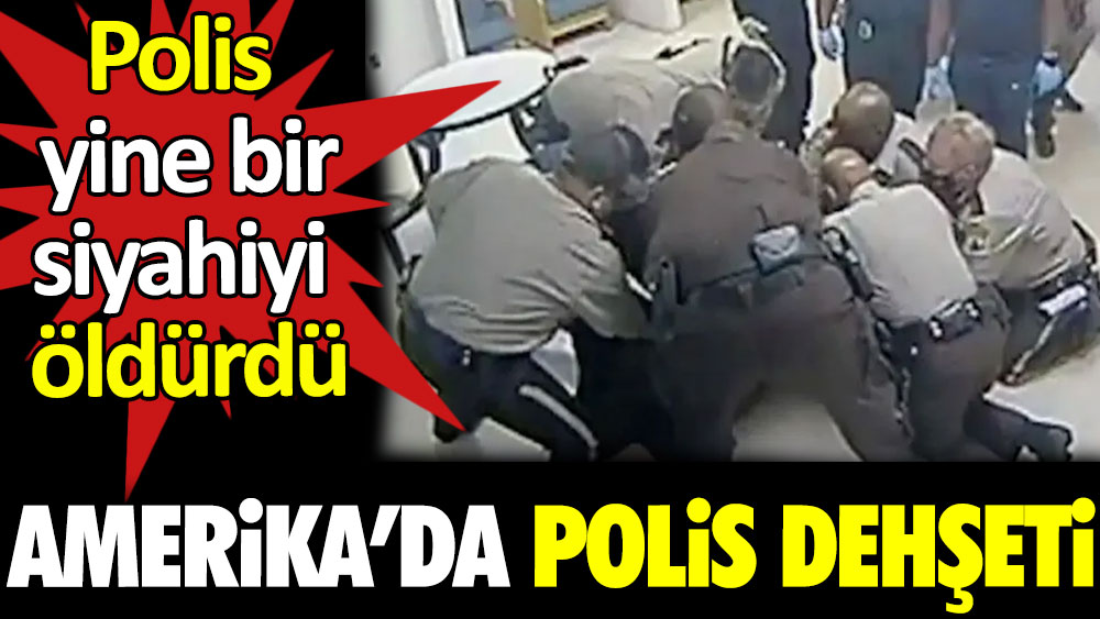 ABD’de polis dehşeti. Yine bir siyahiyi öldürdüler