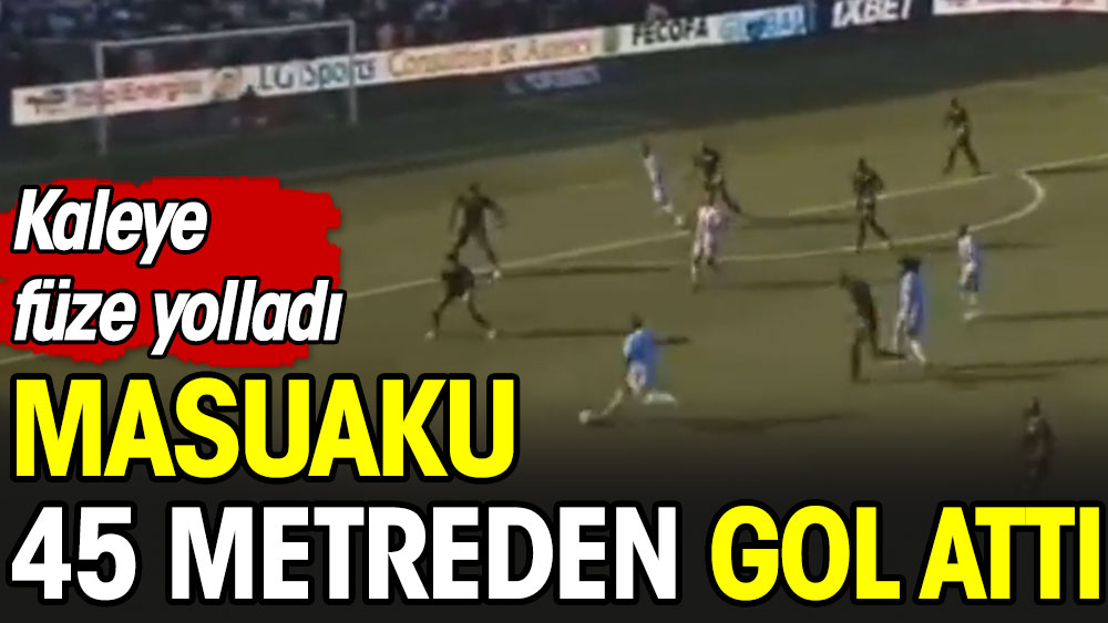 Masuaku 45 metreden öyle bir gol attı ki. Demokratik Kongo kazandı
