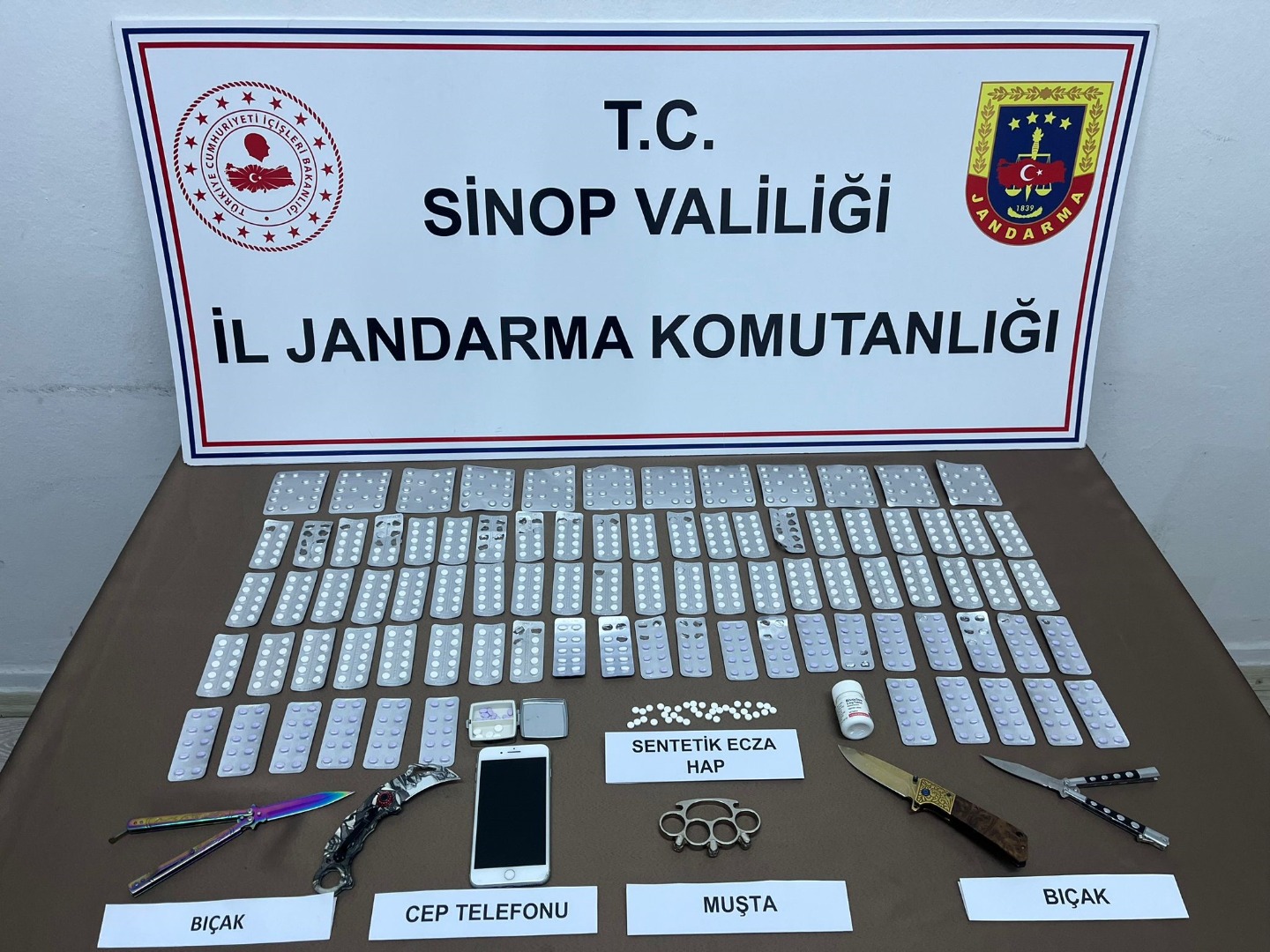 Sinop’ta uyuşturucu baskını