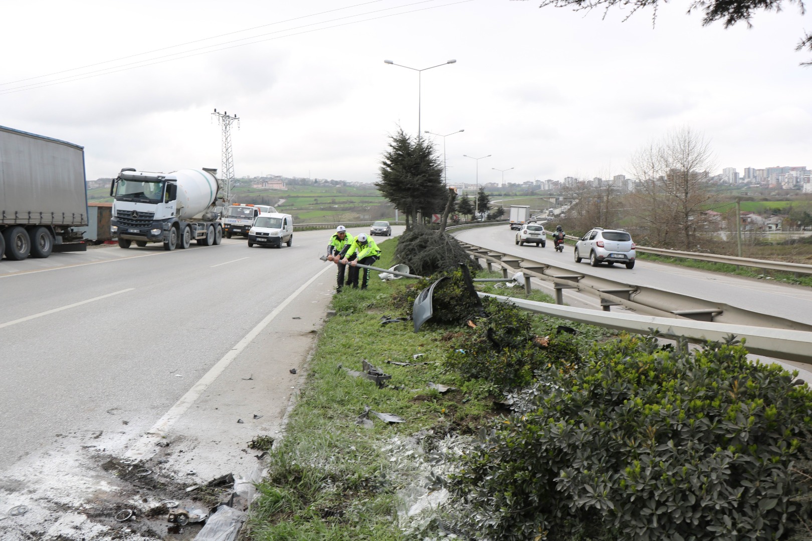 Samsun’da feci kaza: 2 yaralı