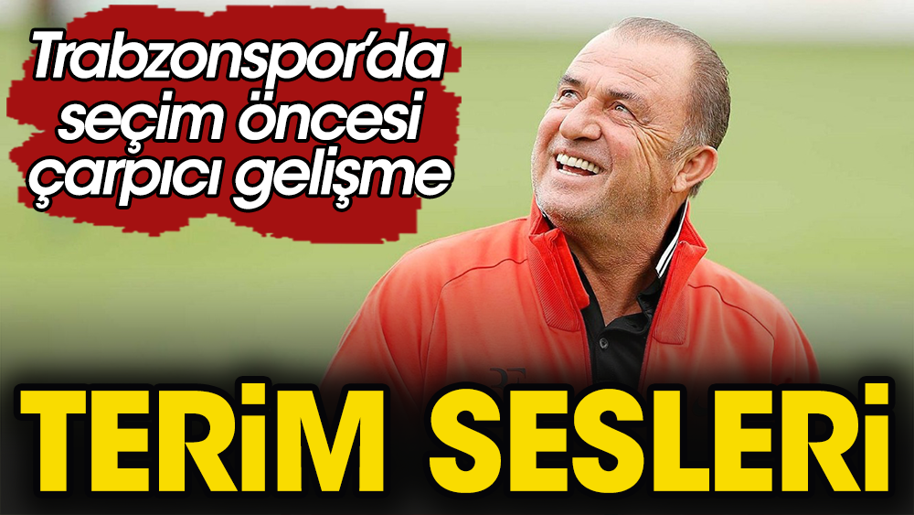 Trabzonspor'da Fatih Terim gelişmesi. Canlı yayında açıklandı