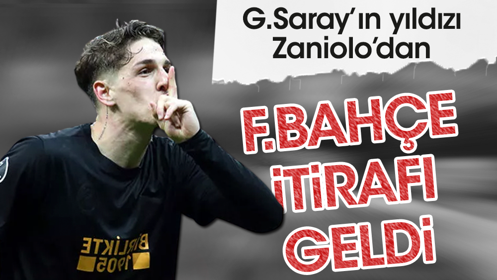 Zaniolo'dan Fenerbahçe açıklaması. Galatasaray taraftarından tepki