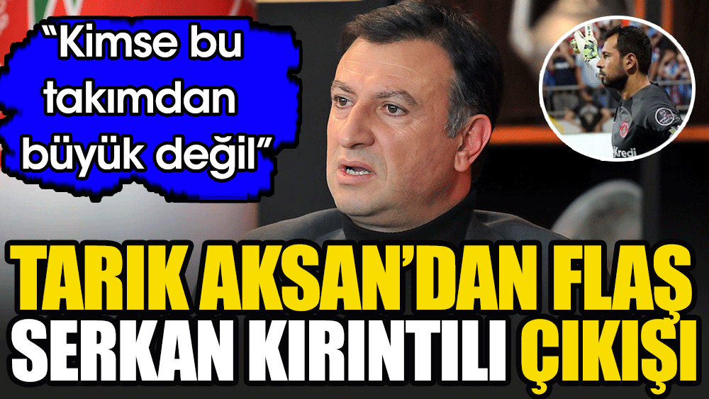 Ümraniyespor Başkanı Tarık Aksar'dan flaş açıklamalar. Serkan Kırıntılı'ya göndermede bulundu