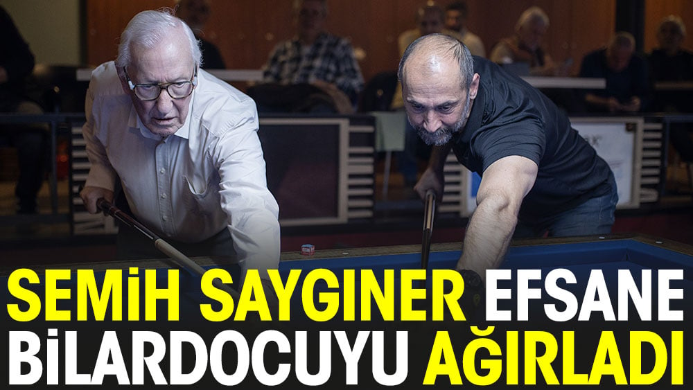 Semih Saygıner efsane bilardocu Raymond Ceulemans ile bir araya geldi