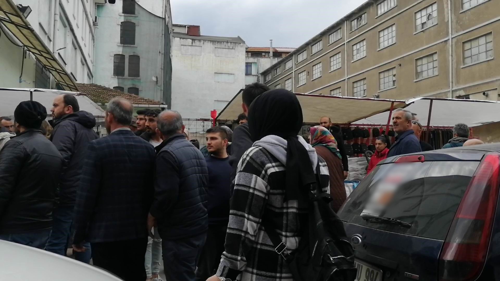 Samsun'da bir adam meydan dayağı yemekten son anda bakın nasıl kurtuldu