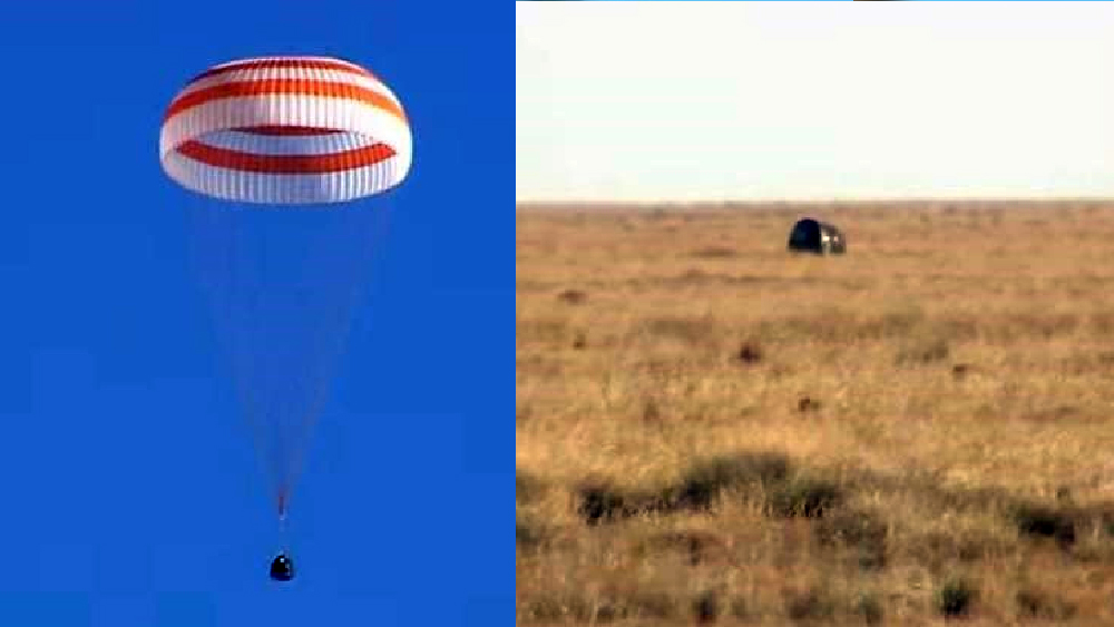 Göktaşının çarptığı Soyuz MS-22 uzay aracı, mürettebatsız şekilde Dünya’ya geri döndü