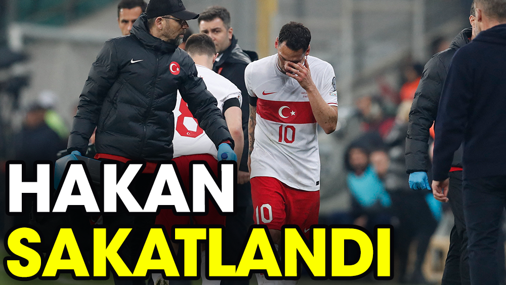 Hakan Çalhanoğlu Hırvatistan maçında oyuna devam edemedi