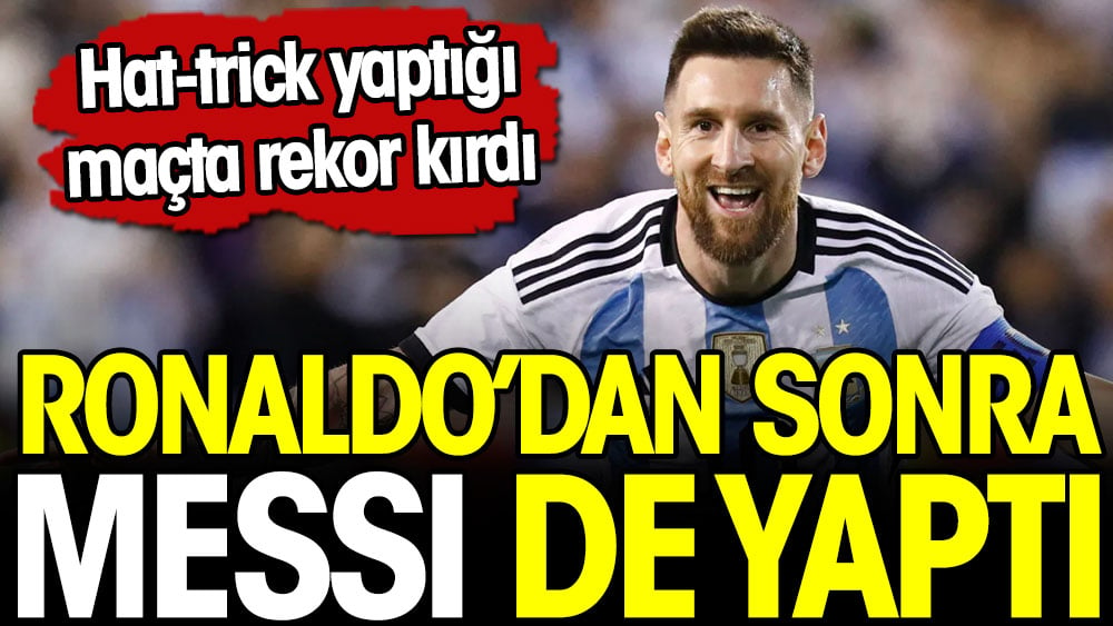 Ronaldo'ya Messi tehditi