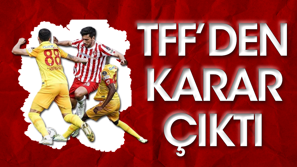 TFF'den Kayserispor kararı