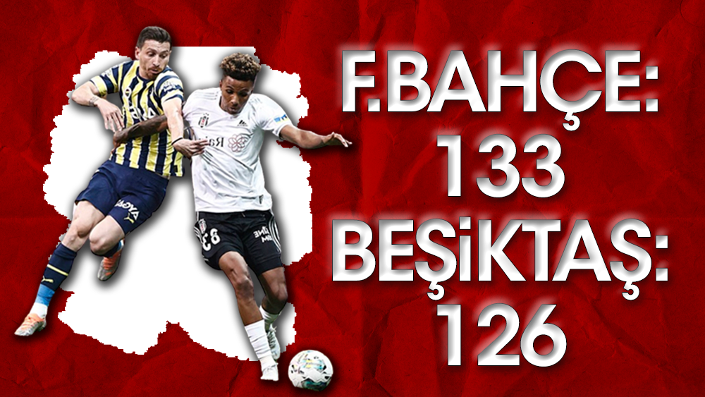 Fenerbahçe: 133 Beşiktaş: 126