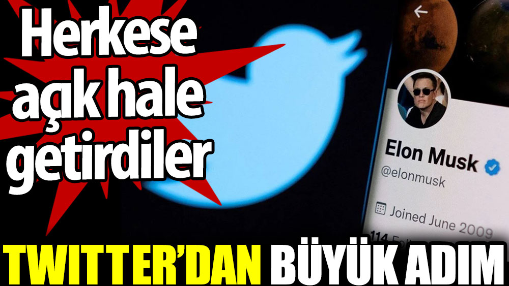 Twitter'dan büyük adım. Herkese açık hale getirdiler