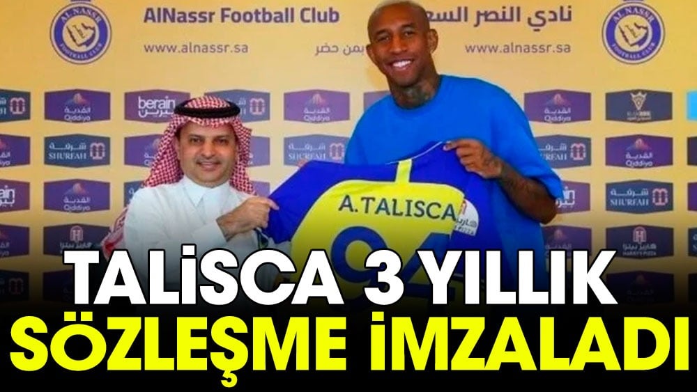 Talisca 3 yıllık sözleşme imzaladı