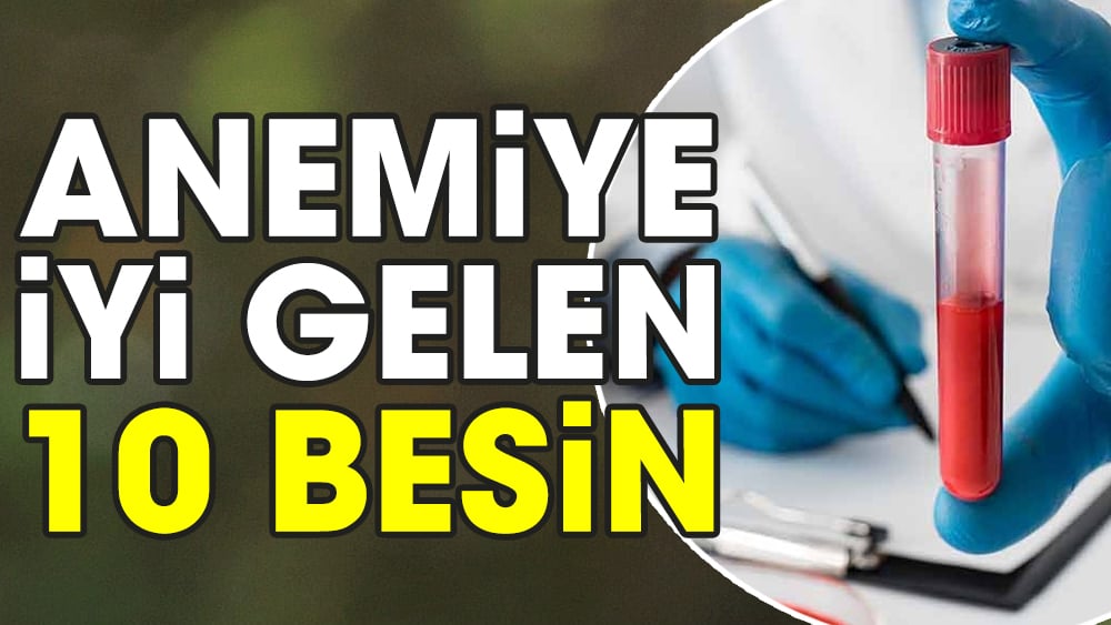 Anemiye iyi gelen 10 besin