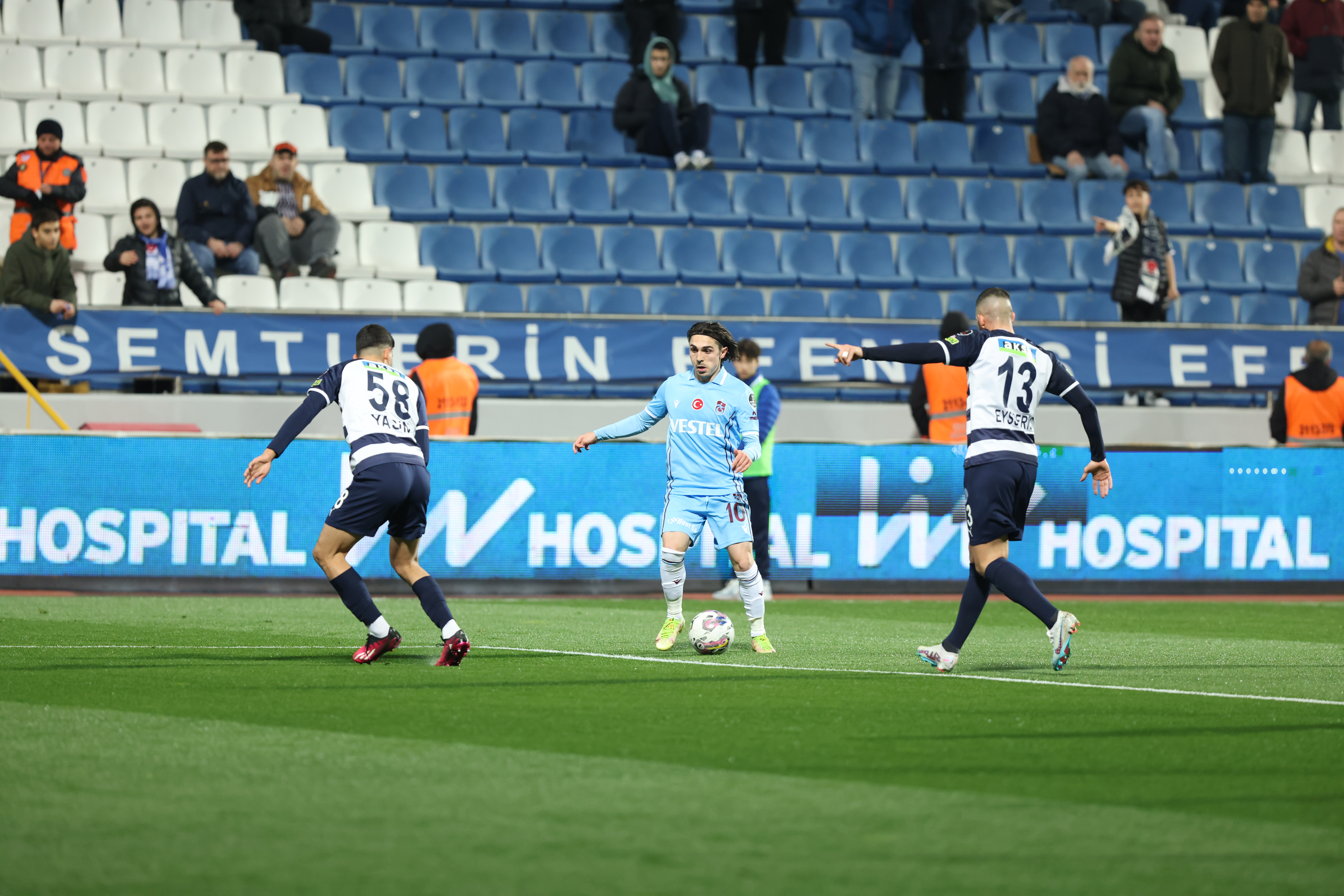 Trabzonspor ilk devreyi geride kapattı