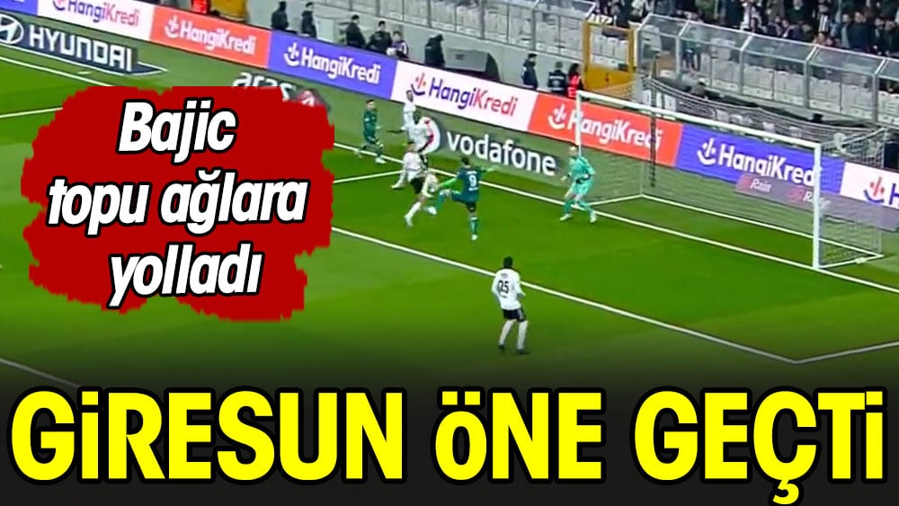 Beşiktaş'a şok. İlk golü kalesinde gördü