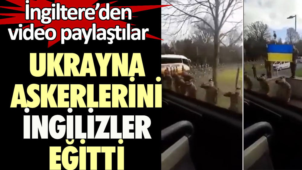 Ukrayna askerlerini İngilizler eğitti. İngiltere'den video paylaştılar