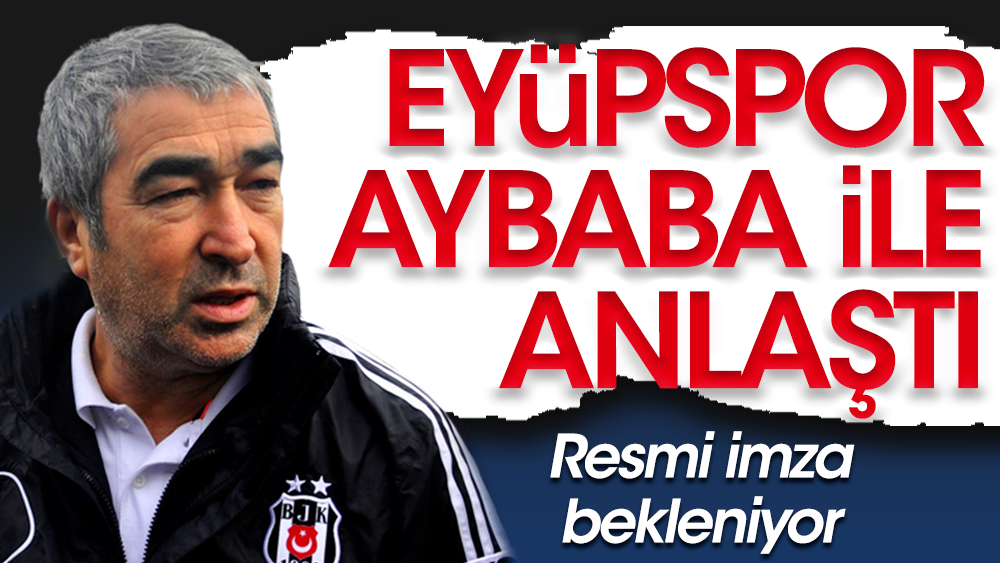 Eyüpspor'un yeni teknik direktörü belli oldu. Beşiktaş'ı eski hocası takımın başına geçti